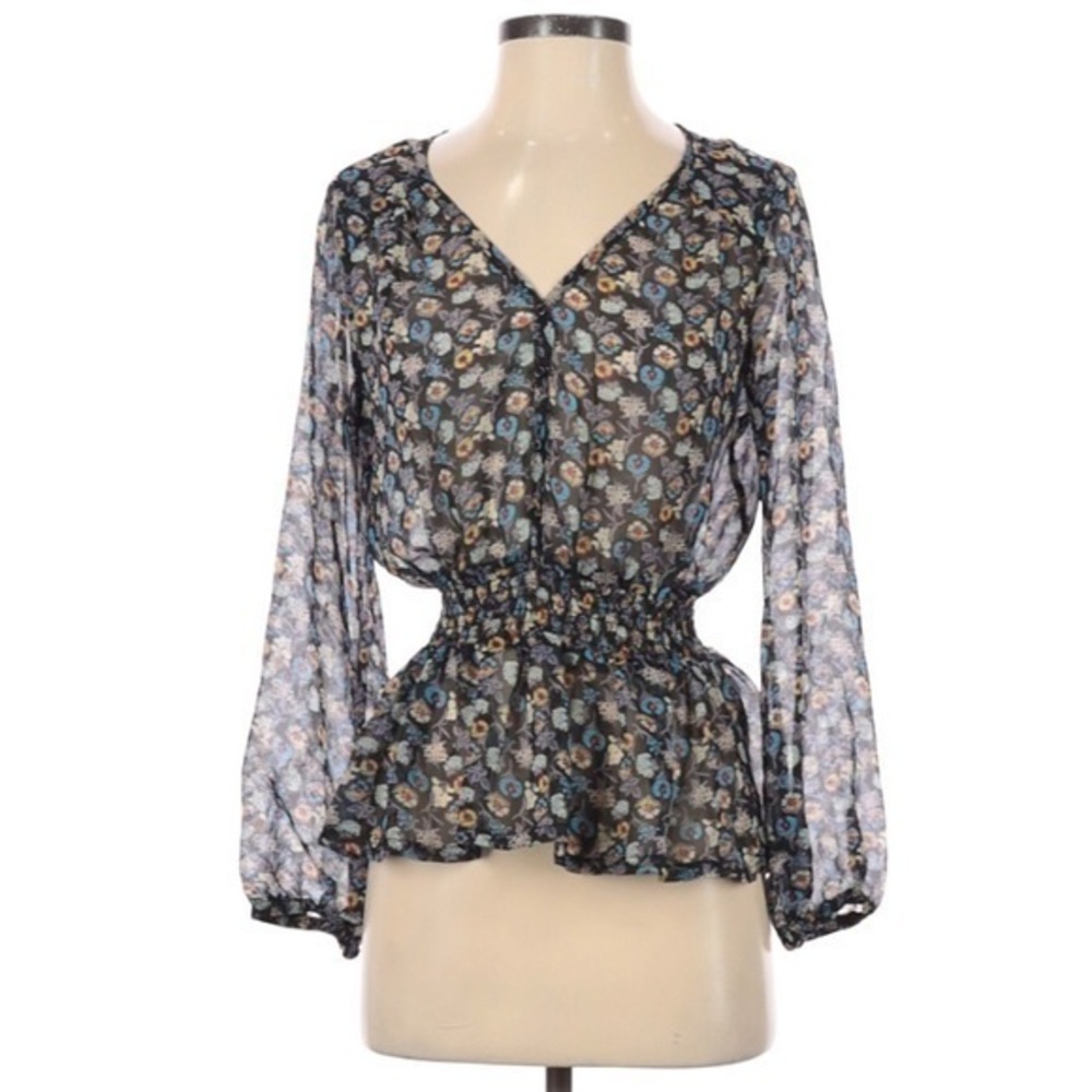 DMBM Sheer Floral Top
